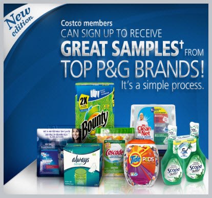 P G Brand Sampler For Costco Members Free Stuff Finder Canada
