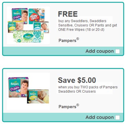 pampers coupons