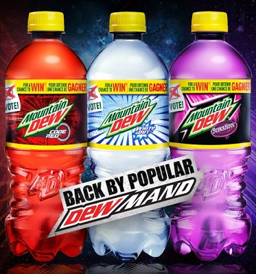 Win Daily Prizes from Mountain Dew | Free Stuff Finder Canada