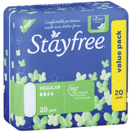 stayfree pads coupon