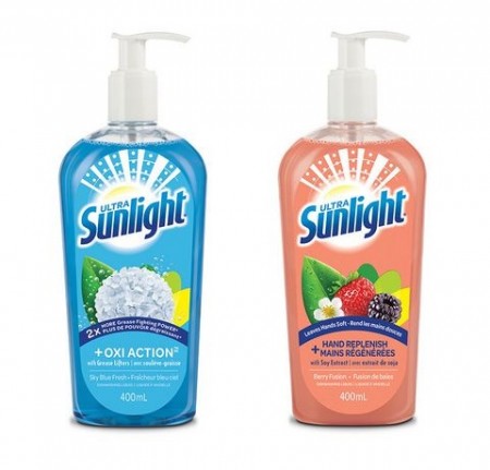 sunlight dish soap pump