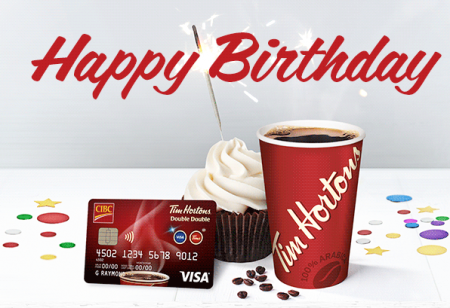 tim hortons birthday coffee