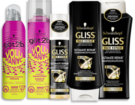 gliss and got2b products