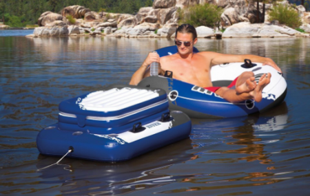 intex inflatable floating cooler