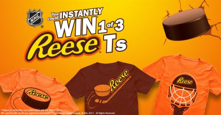 INSTANTLY WIN FREE Reese Hockey T-Shirt