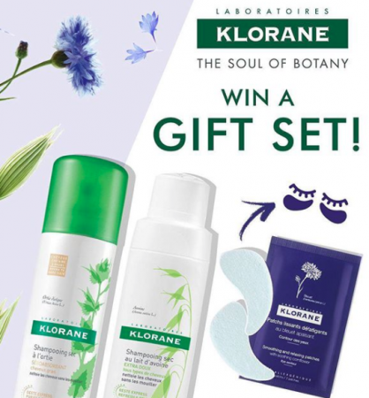Win FREE Klorane Product Gift Set!